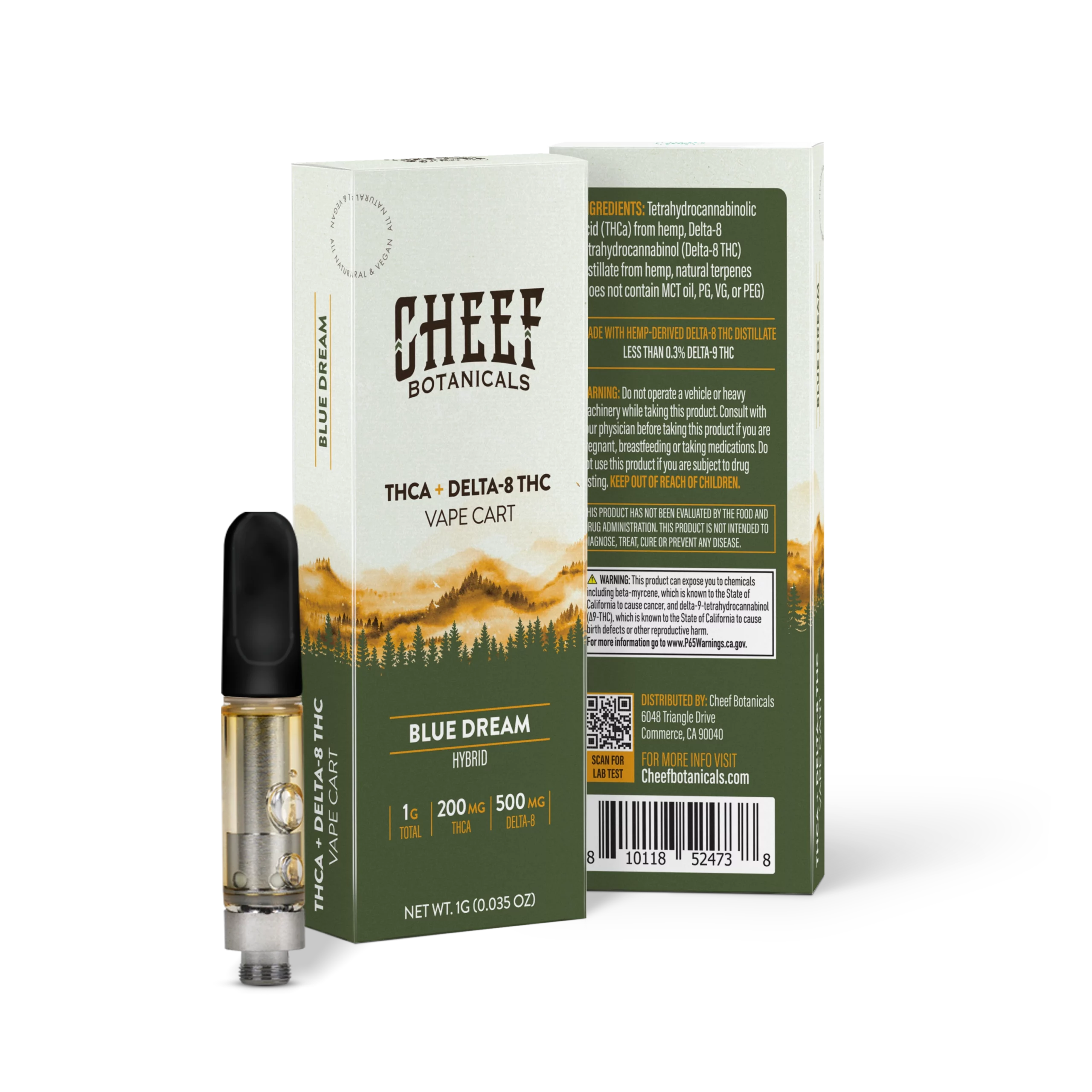Home cheef – blue dream thca + delta 8 thc vape cart