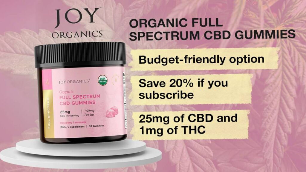 Delta 9 Gummies joy organic full spectrum cbd gummies