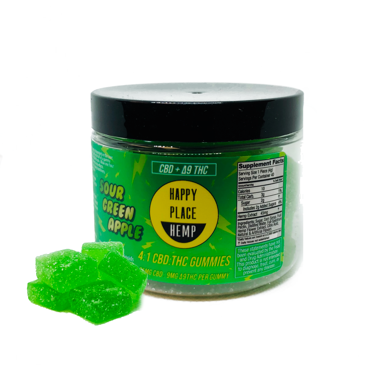 happy place hemp – 4:1 cbd : delta 9 thc gummies (35mg cbd : 9mg d9thc per gummy) happy place hemp – 4:1 cbd : delta 9 thc gummies (35mg cbd : 9mg d9thc per gummy)