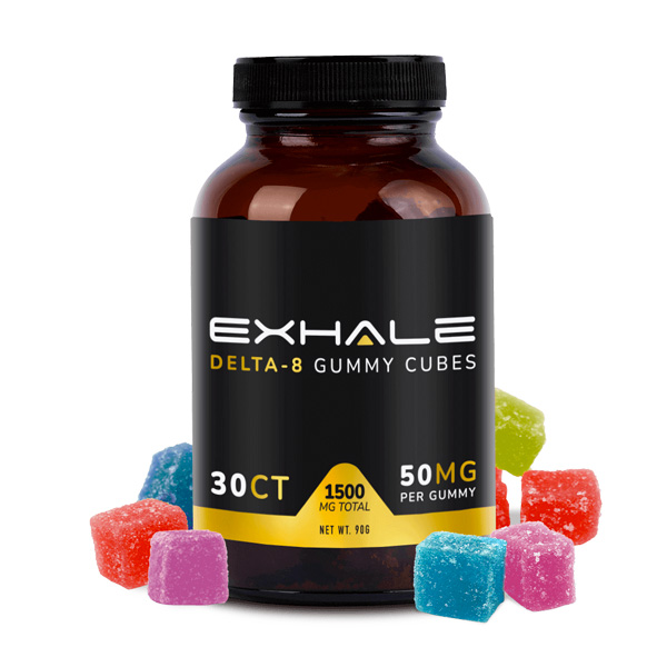 Home exhale wellness delta 8 gummy cubes